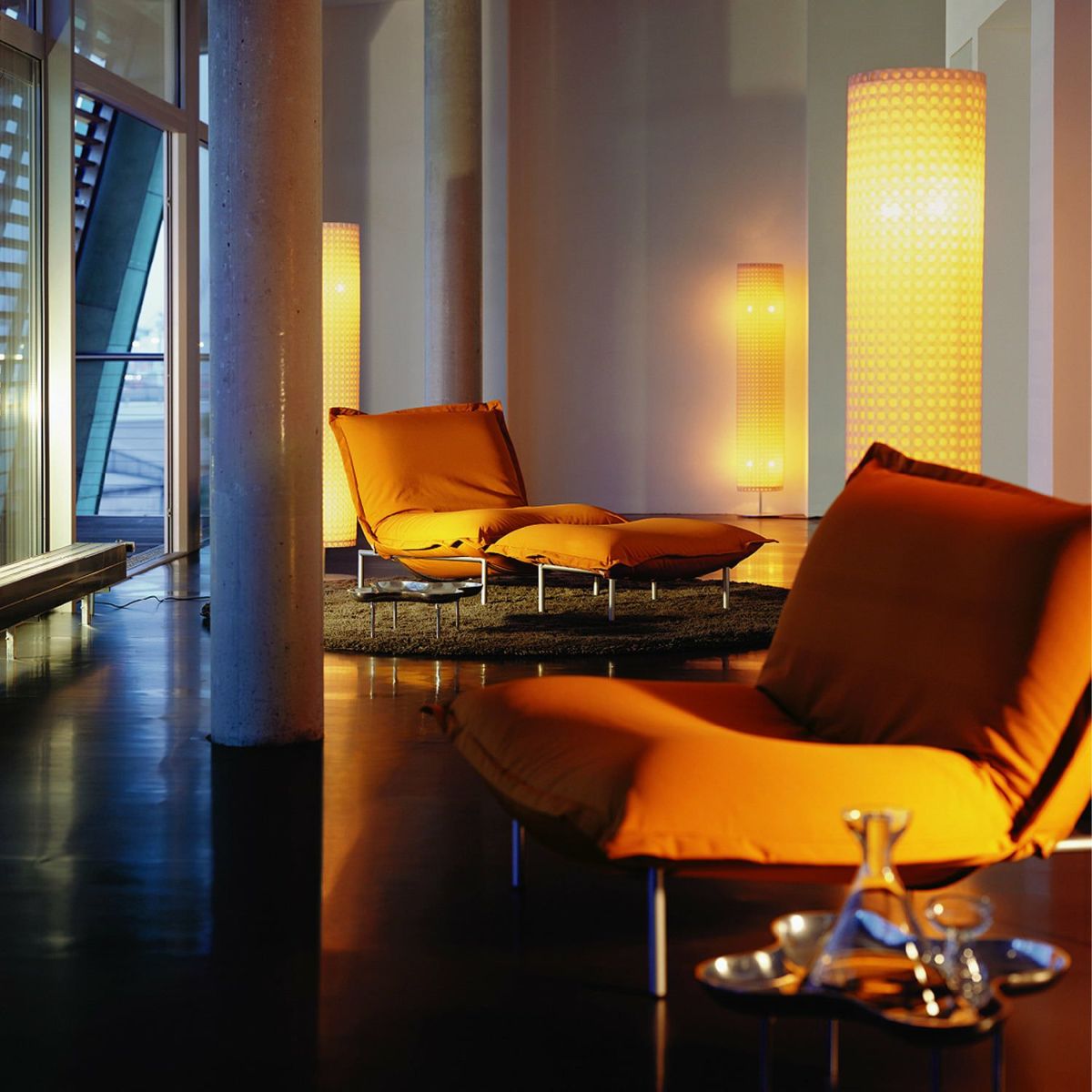 ligne roset リーン・ロゼ ROSETCalin type-1 ロゼカラン タイプ1 パフ オットマン ソファ ファブリック：Lランク（アクアクリーン） ベース：スチールレッグ カバーリングタイプ デザイン：パスカル・ムールグ