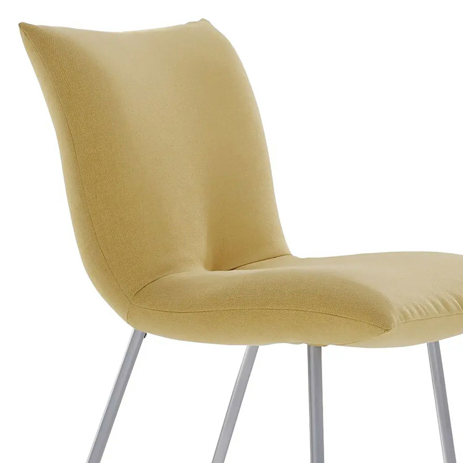 ligne roset リーン・ロゼ ROSETCalin Steel Leg ロゼカラン スチールレッグ ダイニング チェア ファブリック：Lランク（アクアクリーン） スチールレッグ カバーリングタイプ デザイン：パスカル・ムールグ