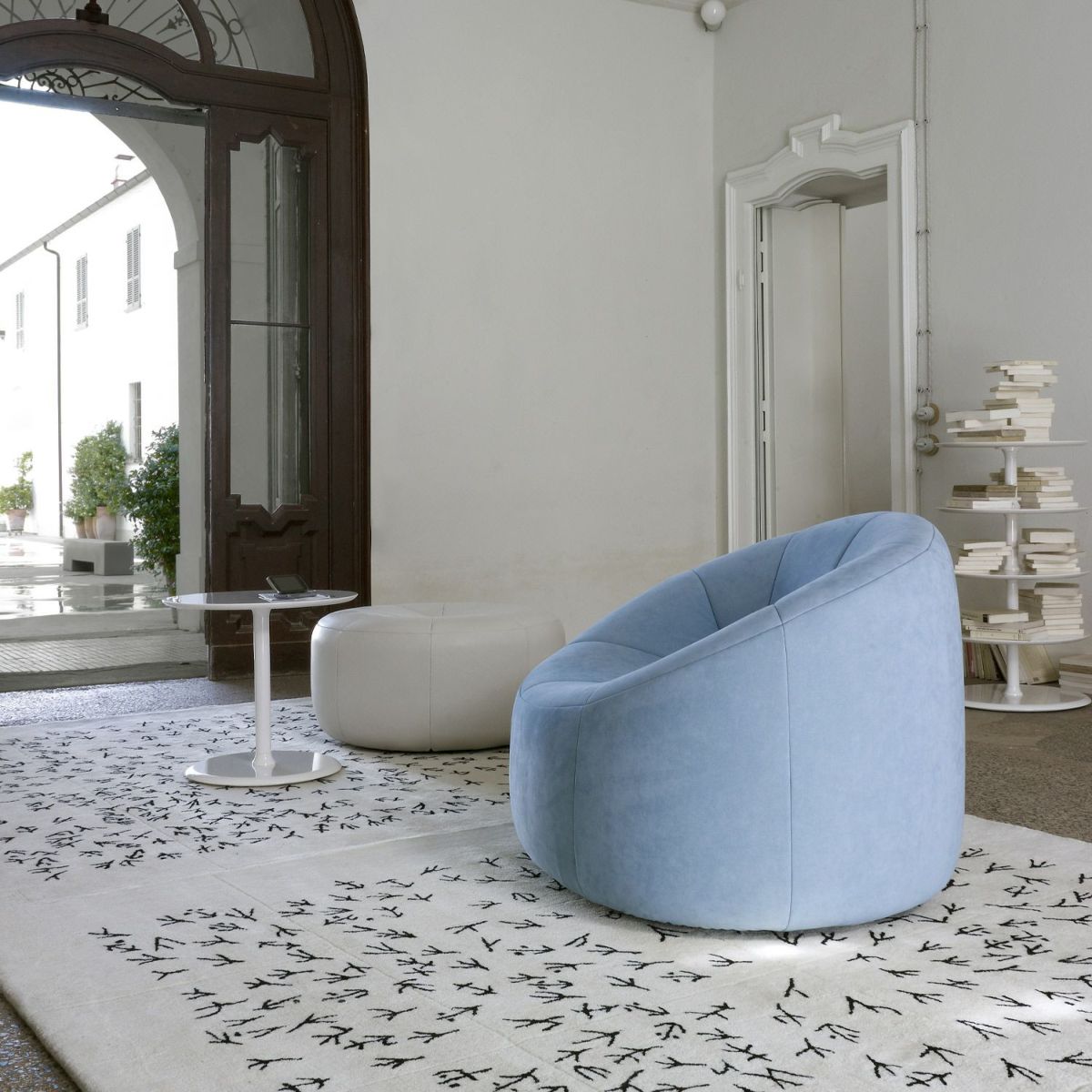 igne roset リーン・ロゼ ROSETPumpkin ロゼパンプキン 1P ソファ 1人掛け ファブリック：Lランク（ウルトラスエード HP） デザイン：ピエール・ポラン