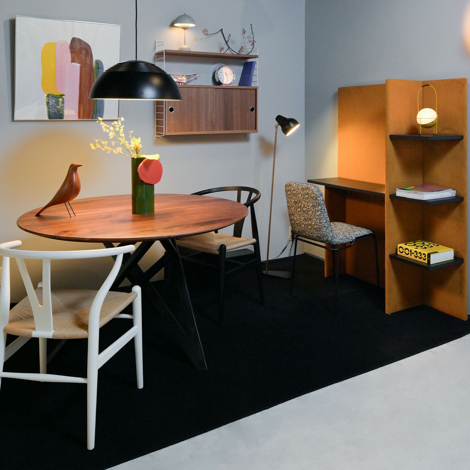 ligne roset リーン・ロゼ ROSETSoftwall ソフトウォール デスク スクリーン ファブリック：Lランク（ウルトラスエード HP） デザイン：ブセッティ・ガルティ・レダエリ