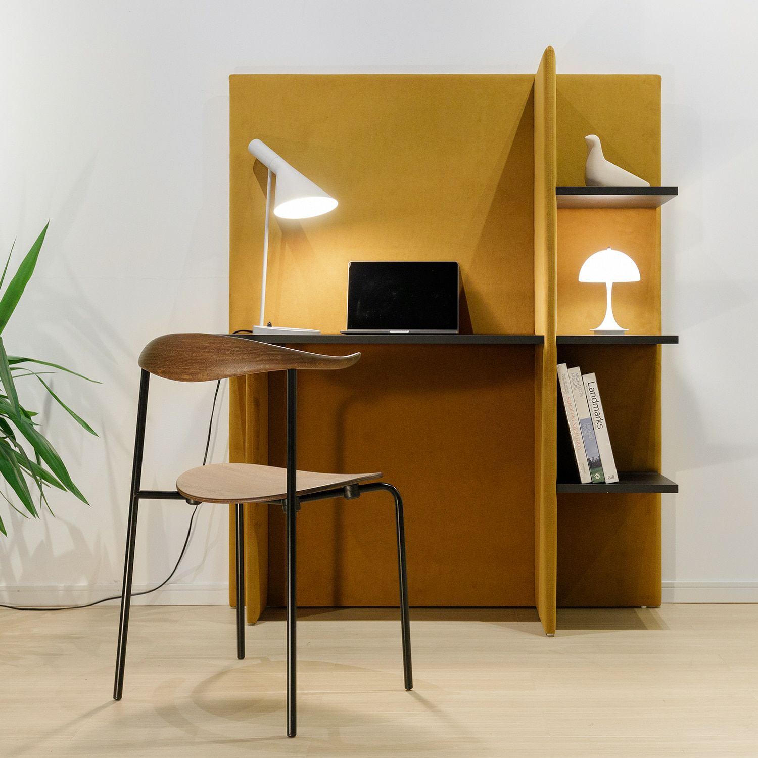 ligne roset リーン・ロゼ ROSETSoftwall ソフトウォール デスク スクリーン ファブリック：Lランク（ウルトラスエード HP） デザイン：ブセッティ・ガルティ・レダエリ