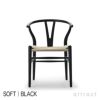 Carl Hansen & Son カール・ハンセン＆サン BA103 ダイニングテーブル Φ110cm ホワイトラミネート×オーク（オイルフィニッシュ） 1台 + CH24 Yチェア SOFT ビーチ （マット仕上げ） ソフトカラー （全9色） 2脚 セット