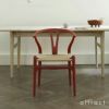 Carl Hansen & Son カール・ハンセン＆サン BA103 ダイニングテーブル Φ110cm ホワイトラミネート×オーク（オイルフィニッシュ） 1台 + CH24 Yチェア SOFT ビーチ （マット仕上げ） ソフトカラー （全9色） 2脚 セット