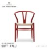 Carl Hansen & Son カール・ハンセン＆サン BA103 ダイニングテーブル Φ110cm ホワイトラミネート×オーク（オイルフィニッシュ） 1台 + CH24 Yチェア SOFT ビーチ （マット仕上げ） イルス・クロフォード ソフトカラー （全9色） 2脚 セット