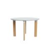 FRITZ HANSEN フリッツ・ハンセン ANALOG アナログテーブル JH93 ダイニングテーブル ラウンドテーブル Φ110cm カラー：ホワイトラミネート×オーク（ホワイトトランペット） デザイン：ハイメ・アジョン