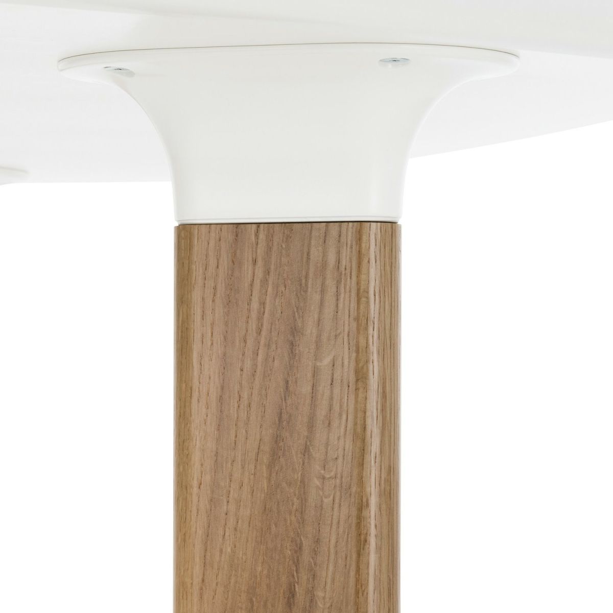 FRITZ HANSEN フリッツ・ハンセン ANALOG アナログテーブル JH93 ダイニングテーブル ラウンドテーブル Φ110cm カラー：ホワイトラミネート×オーク（ホワイトトランペット） デザイン：ハイメ・アジョン