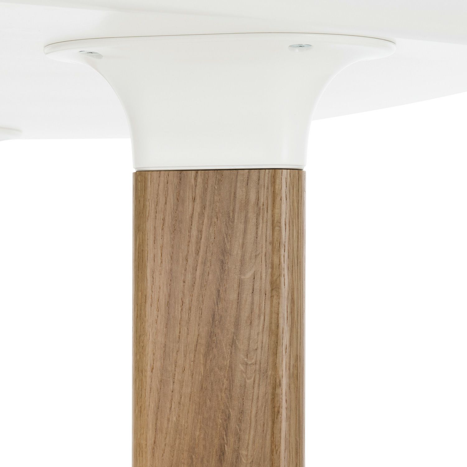 FRITZ HANSEN フリッツ・ハンセン ANALOG アナログテーブル JH93 ダイニングテーブル ラウンドテーブル Φ110cm カラー：ホワイトラミネート×オーク（ホワイトトランペット） デザイン：ハイメ・アジョン