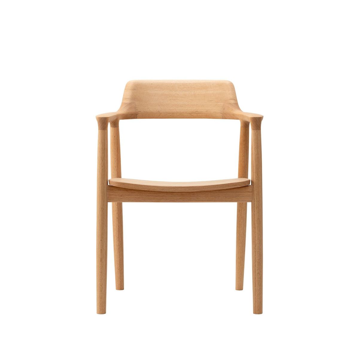 Maruni マルニ木工 MARUNI COLLECTION マルニコレクション HIROSHIMA ヒロシマ アームチェア レッドオ－ク 板座 デザイン：深澤 直人