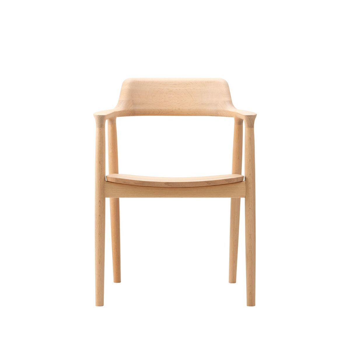 Maruni マルニ木工 MARUNI COLLECTION マルニコレクション HIROSHIMA ヒロシマ アームチェア レッドオ－ク 板座 デザイン：深澤 直人