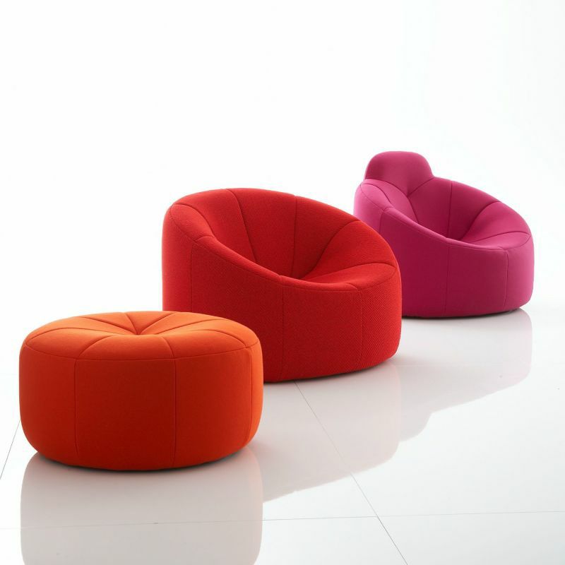 ligne roset リーン・ロゼ ROSETPumpkin ロゼパンプキン 1P ソファ 回転タイプ 1人掛け ファブリック：Lランク（ウルトラスエード HP） デザイン：ピエール・ポラン