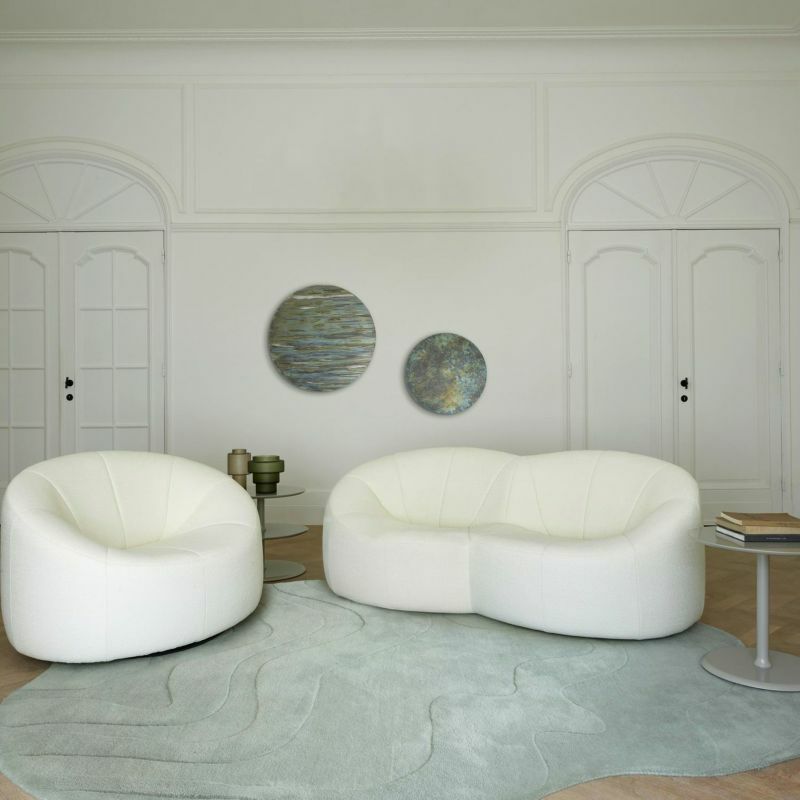 ligne roset リーン・ロゼ ROSETPumpkin ロゼパンプキン 1P ソファ 回転タイプ 1人掛け ファブリック：Lランク（ウルトラスエード HP） デザイン：ピエール・ポラン