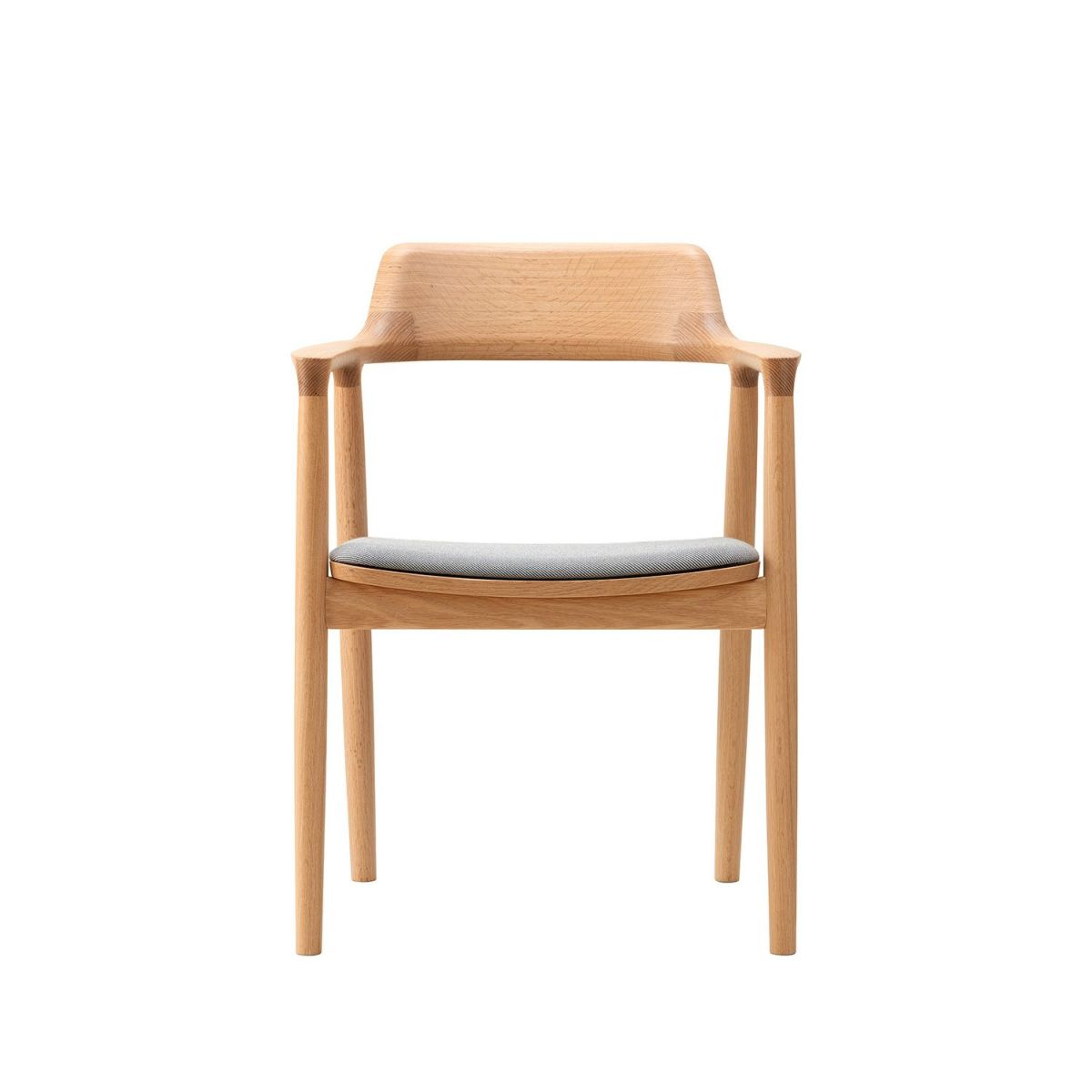 Maruni マルニ木工 MARUNI COLLECTION マルニコレクション HIROSHIMA ヒロシマ アームチェア レッドオーク 張座：ファブリック（M-01） デザイン：深澤 直人