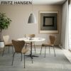 FRITZ HANSEN フリッツ・ハンセン SERIES 7 セブンチェア 3107 チェア フルパディング エッセンシャルレザー カラー：ウォルナット ベースカラー：クローム仕上げ デザイン：アルネ・ヤコブセン