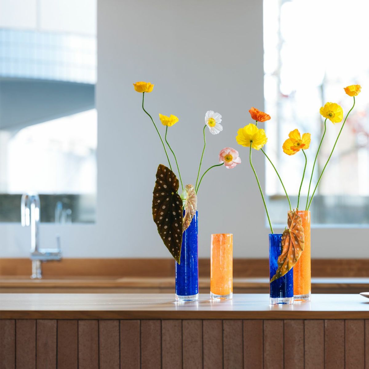 Henry Dean ヘンリー ディーン Pipe S パイプ S フラワーベース ハンドメイド ガラス 花器