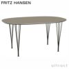 FRITZ HANSEN フリッツ・ハンセン SUPERELLIPSE スーパー楕円テーブル B612 ダイニングテーブル 100×150cm 天板：ブラウンオッタワラミネート スパンレッグカラー：ブラウンブロンズ粉体塗装 デザイン：ピート・ハイン、ブルーノ・マットソン