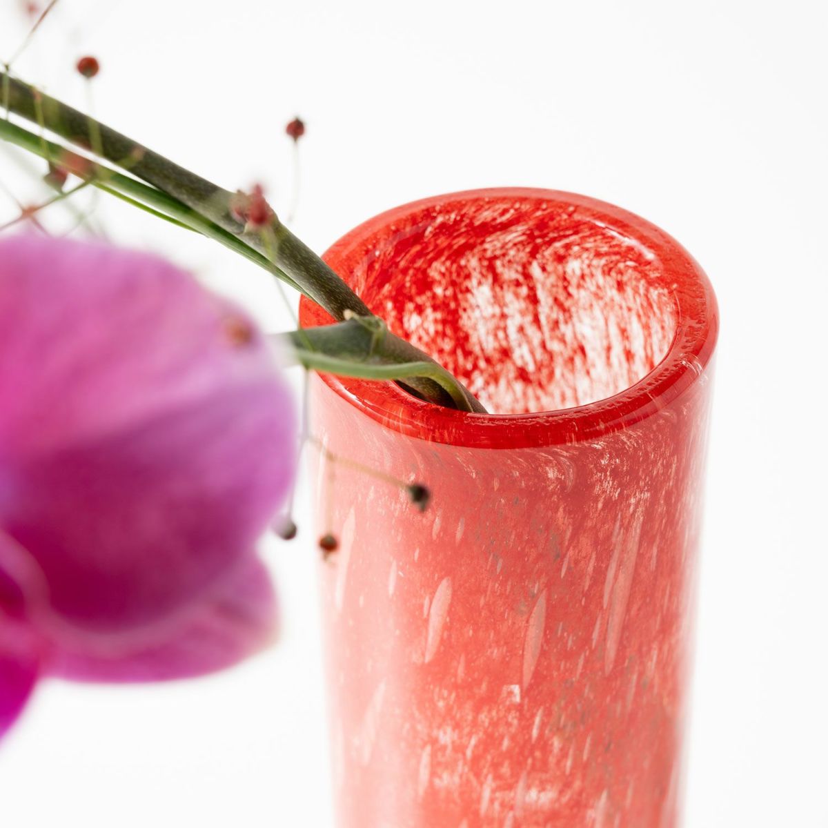 Henry Dean ヘンリー ディーン Pipe M パイプ M フラワーベース ハンドメイド ガラス 花器