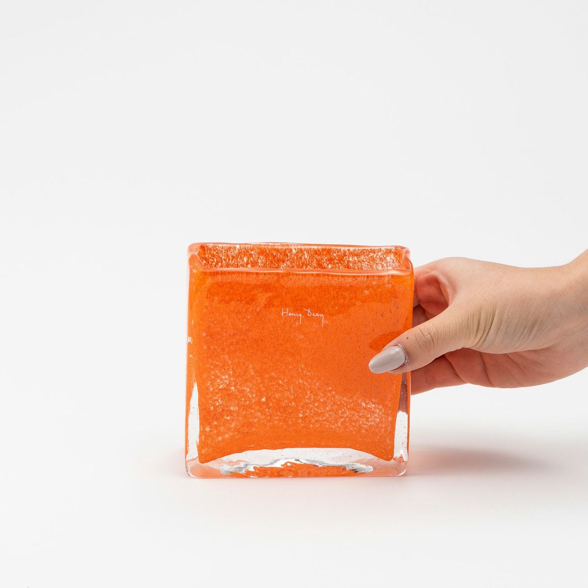 Henry Dean ヘンリー ディーン Square XS スクエア XS フラワーベース ハンドメイド ガラス 花器