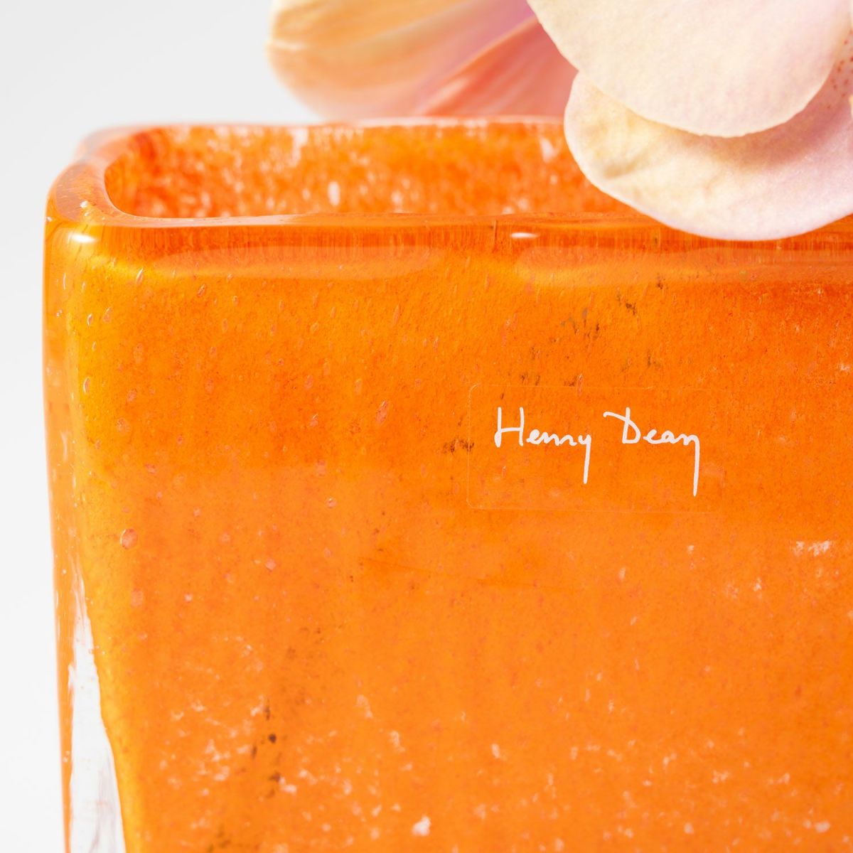 Henry Dean ヘンリー ディーン Square XS スクエア XS フラワーベース ハンドメイド ガラス 花器