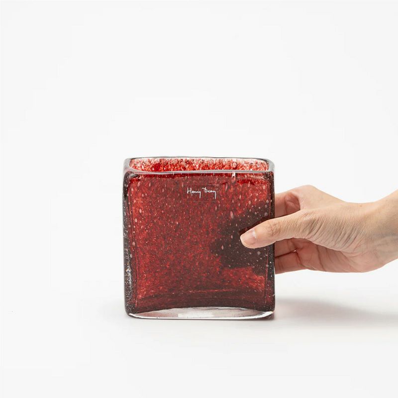 Henry Dean ヘンリー ディーン Square XS スクエア XS フラワーベース ハンドメイド ガラス 花器