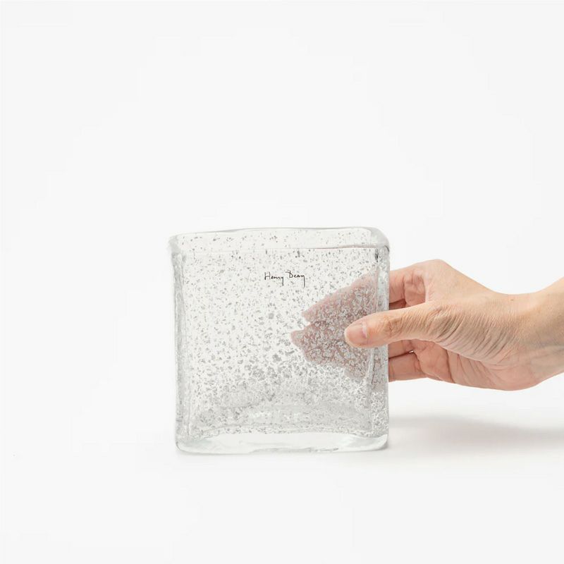 Henry Dean ヘンリー ディーン Square XS スクエア XS フラワーベース ハンドメイド ガラス 花器