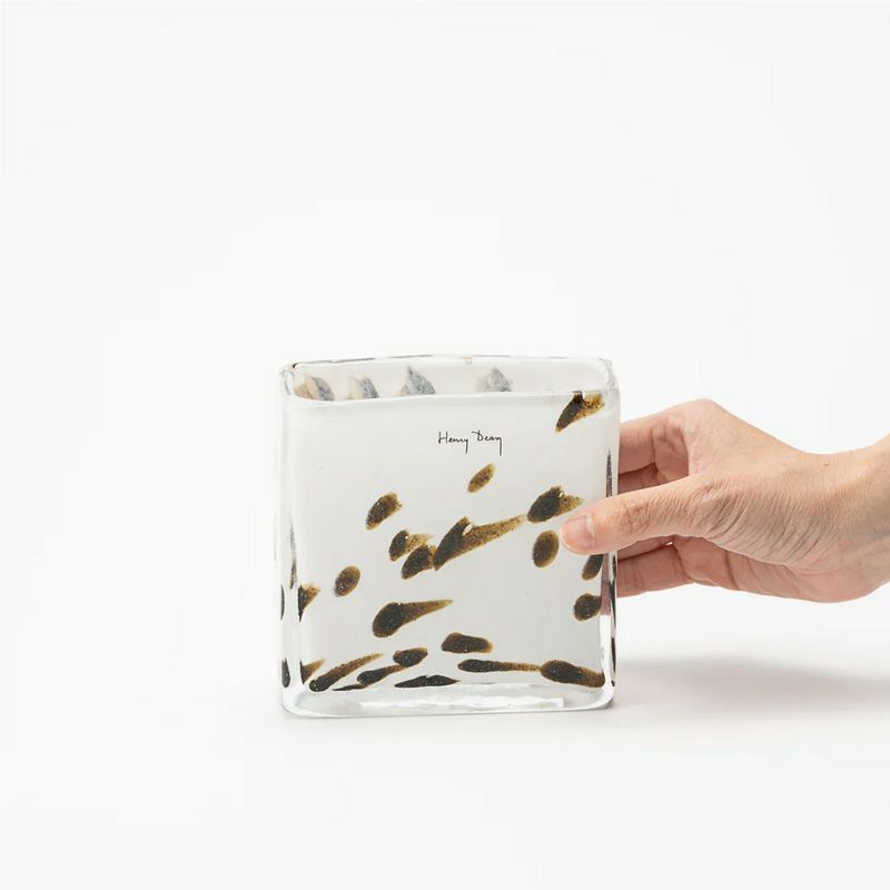 Henry Dean ヘンリー ディーン Square XS スクエア XS フラワーベース ハンドメイド ガラス 花器