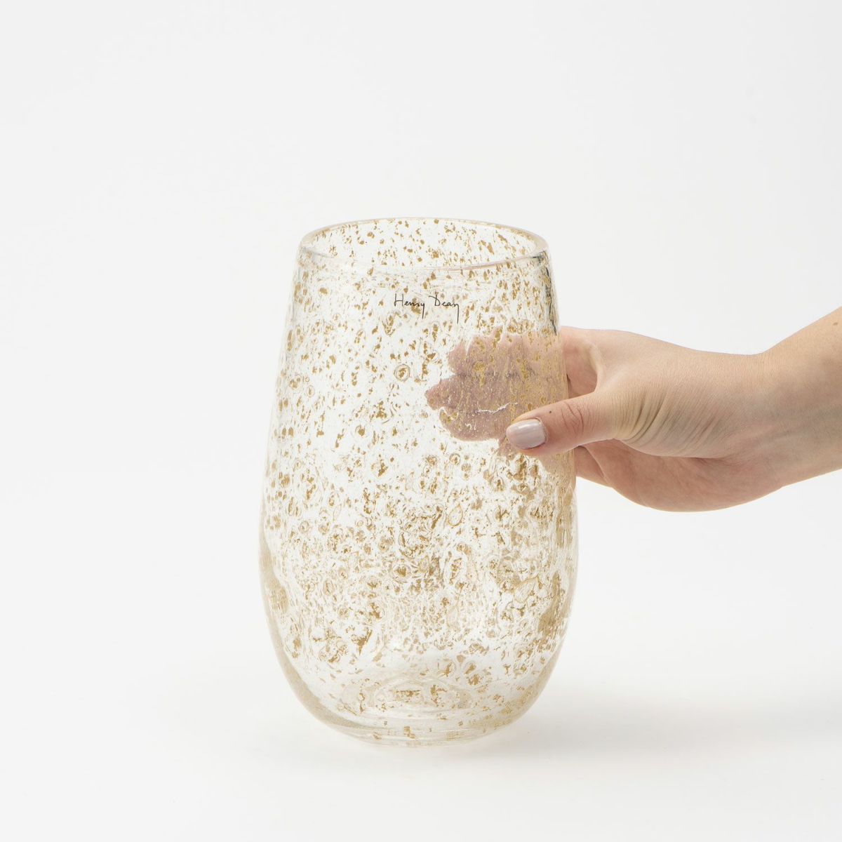 Henry Dean ヘンリー ディーン Sambor high S ソンボル ハイ S フラワーベース ハンドメイド ガラス 花器