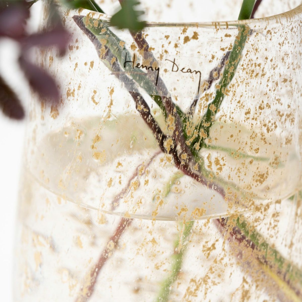 Henry Dean ヘンリー ディーン Sambor high S ソンボル ハイ S フラワーベース ハンドメイド ガラス 花器