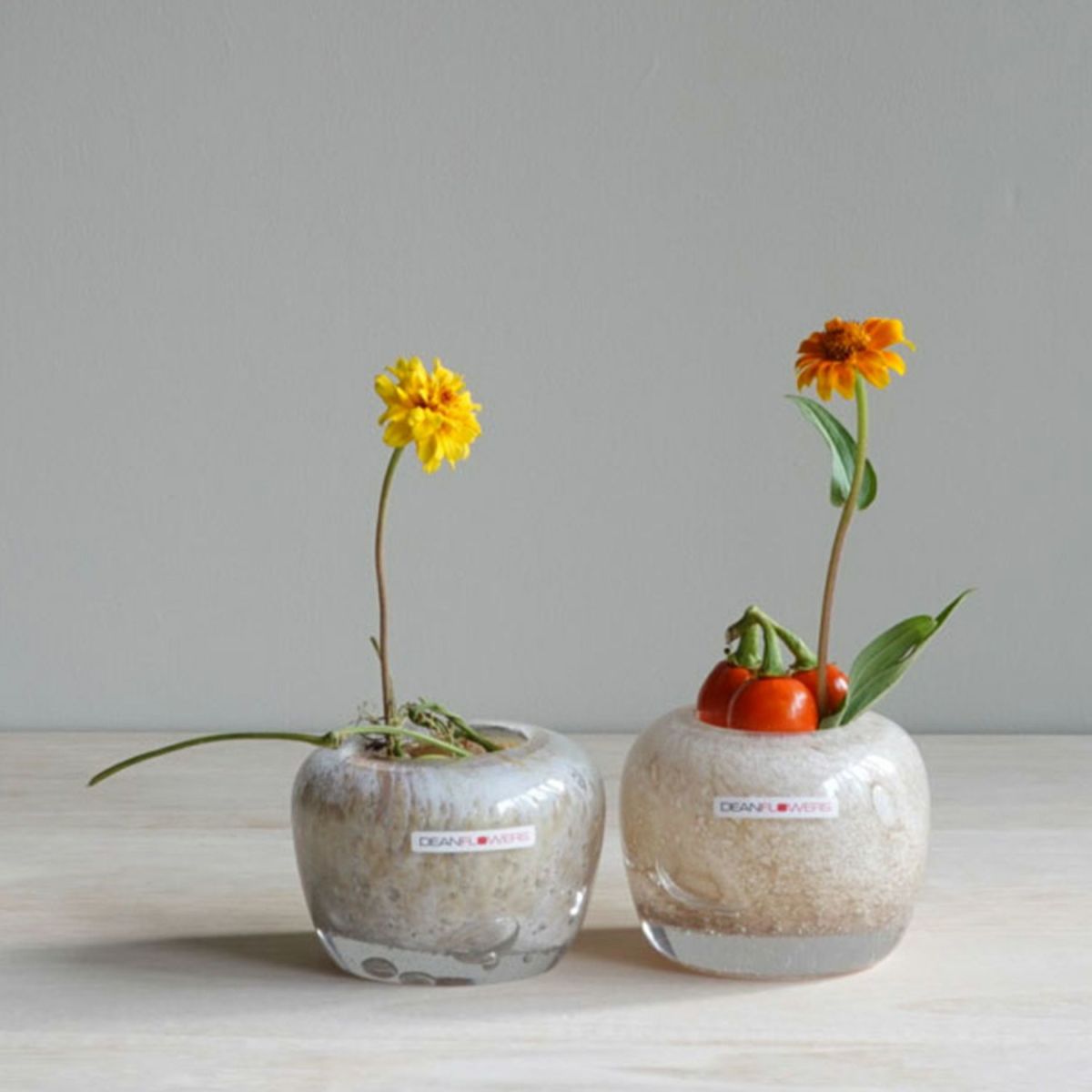 Henry Dean ヘンリー ディーン Drop S ドロップ S フラワーベース ハンドメイド ガラス 花器