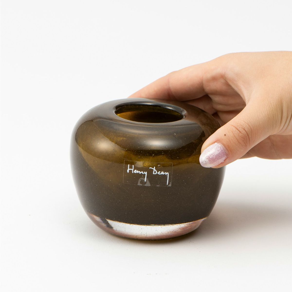 Henry Dean ヘンリー ディーン Drop S ドロップ S フラワーベース ハンドメイド ガラス 花器