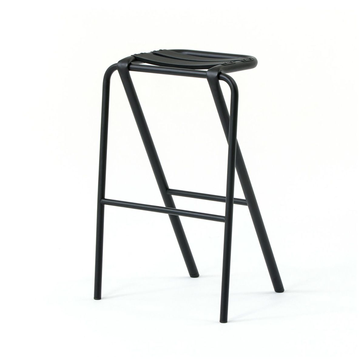 DUENDE デュエンデ BENT HIGH STOOL ベント ハイスツール DU0321 高さ：63cm カラー：2色 デザイン：岩元 航大