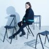 DUENDE デュエンデ BENT HIGH STOOL ベント ハイスツール DU0321 高さ：63cm カラー：2色 デザイン：岩元 航大