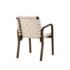 Artek アルテック 45 Armchair 45 アームチェア ラウンジチェア ウォルナットステイン リネンウェビングテープ カラー：6色 アームレスト：カバーなし デザイン：アルヴァ・アアルト
