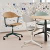 Vitra ヴィトラ Mynt ミント 4スターベース シート＆バックレスト：プライウッド ベースカラー：4色 デザイン：エルワン・ブルレック