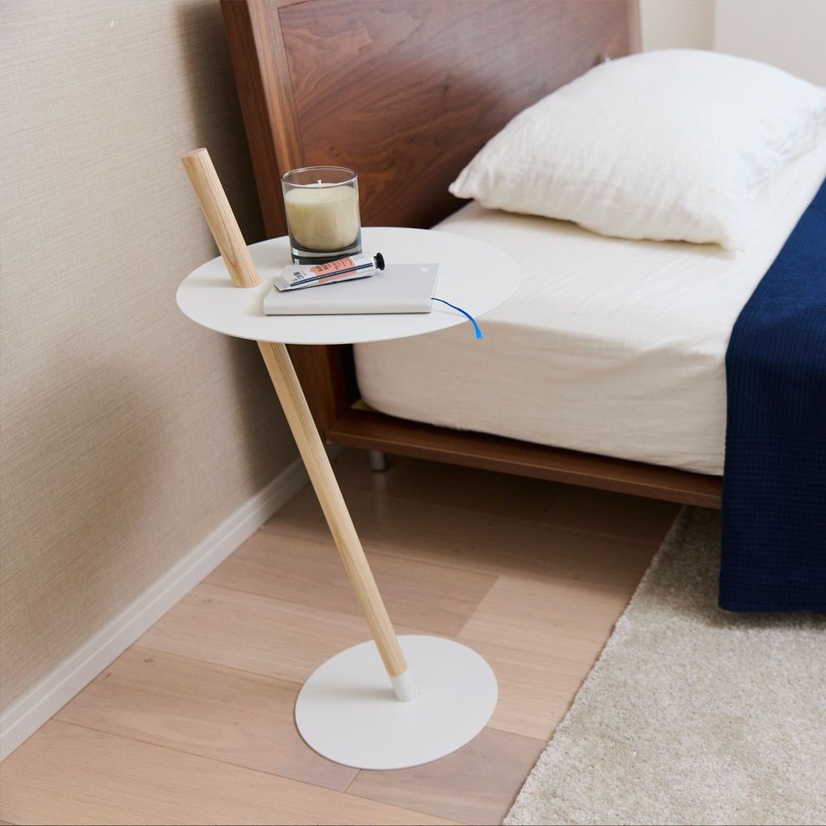 DUENDE デュエンデ TUBE & ROD チューブ＆ロッド サイドテーブル DU0270 無塗装 カラー：2色 デザイン：松尾 直哉