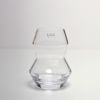 LSA International Sculpt スカルプト Vase フラワーベース サイズ：H16cm ハンドメイド クリア ガラス キャンドルホルダー 花器