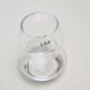 LSA International Sculpt スカルプト Vase フラワーベース サイズ：H16cm ハンドメイド クリア ガラス キャンドルホルダー 花器