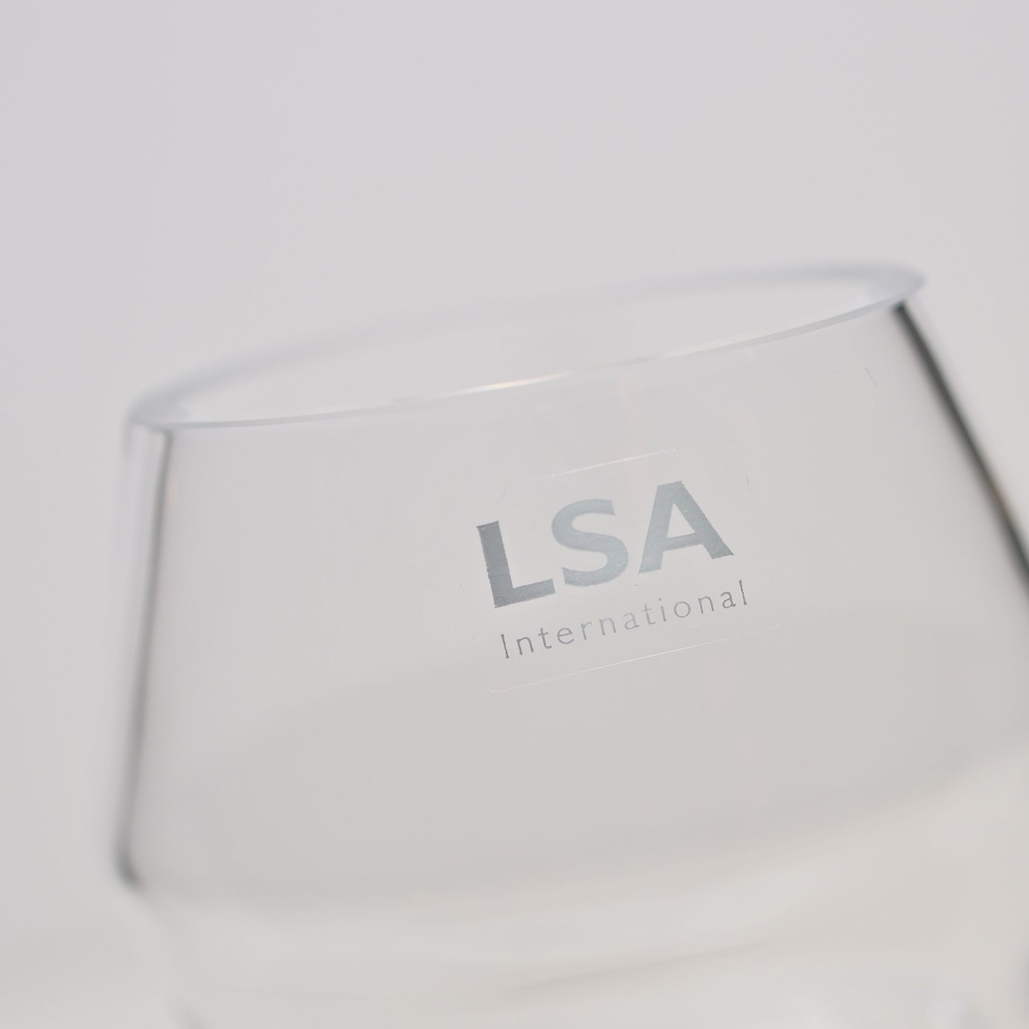 LSA International Sculpt スカルプト Vase フラワーベース サイズ：H16cm ハンドメイド クリア ガラス キャンドルホルダー 花器