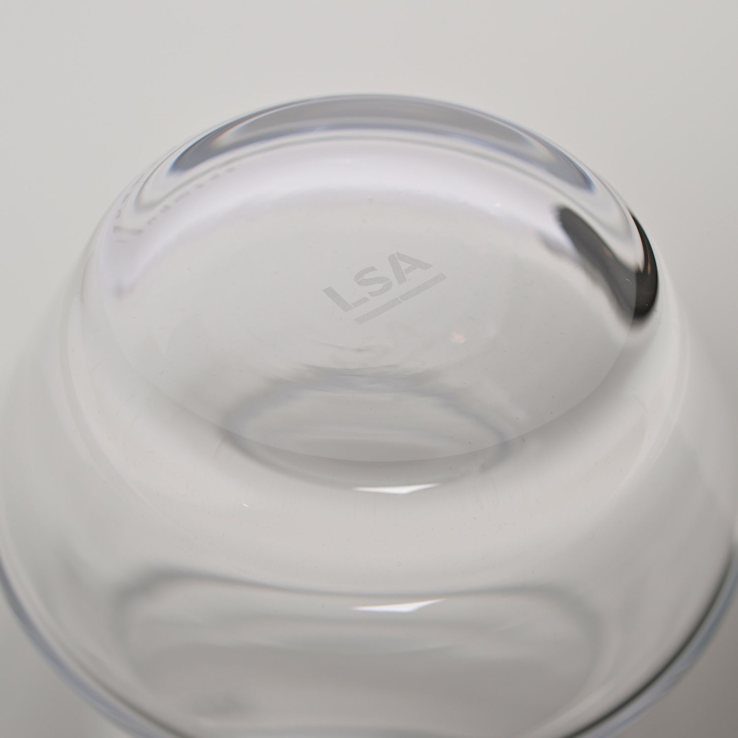LSA International Sculpt スカルプト Vase フラワーベース サイズ：H16cm ハンドメイド クリア ガラス キャンドルホルダー 花器