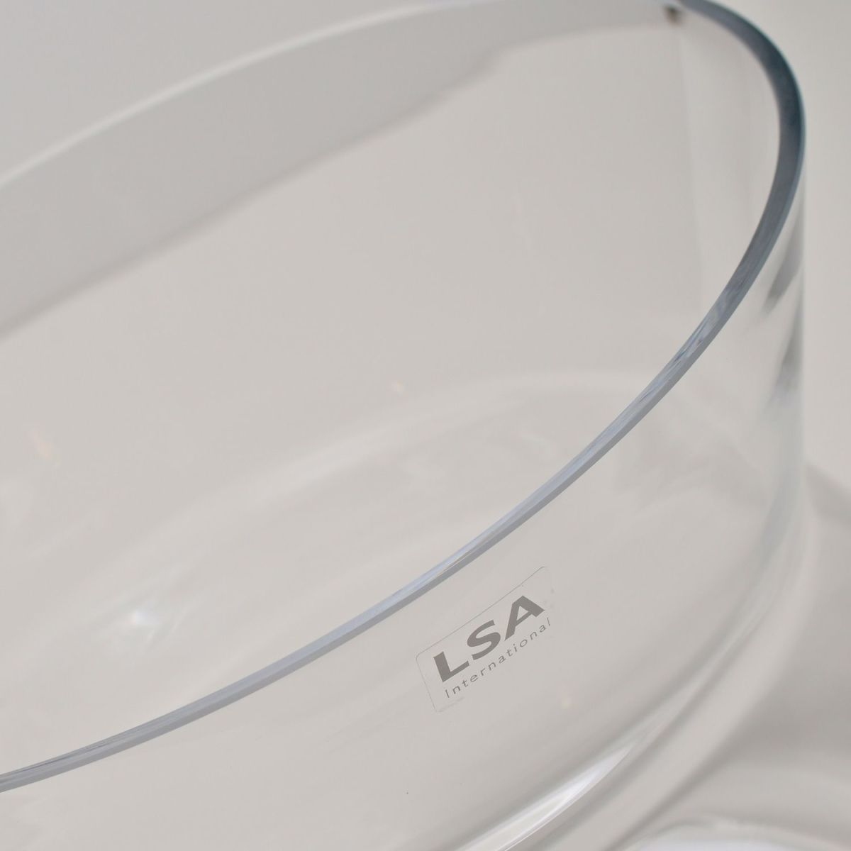 LSA International Sculpt スカルプト Vase フラワーベース サイズ：H23cm ハンドメイド クリア ガラス キャンドルホルダー 花器