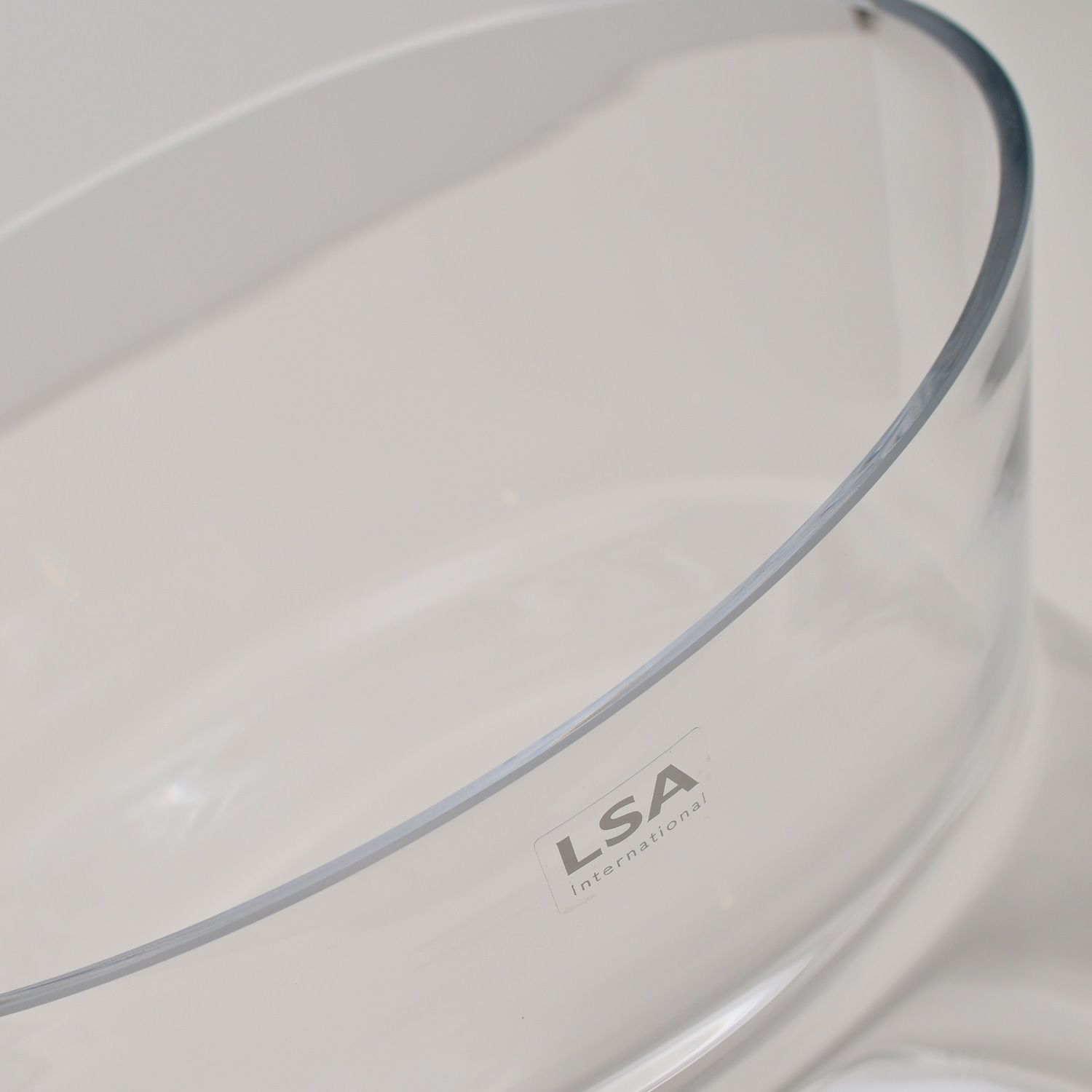 LSA International Sculpt スカルプト Vase フラワーベース サイズ：H23cm ハンドメイド クリア ガラス キャンドルホルダー 花器