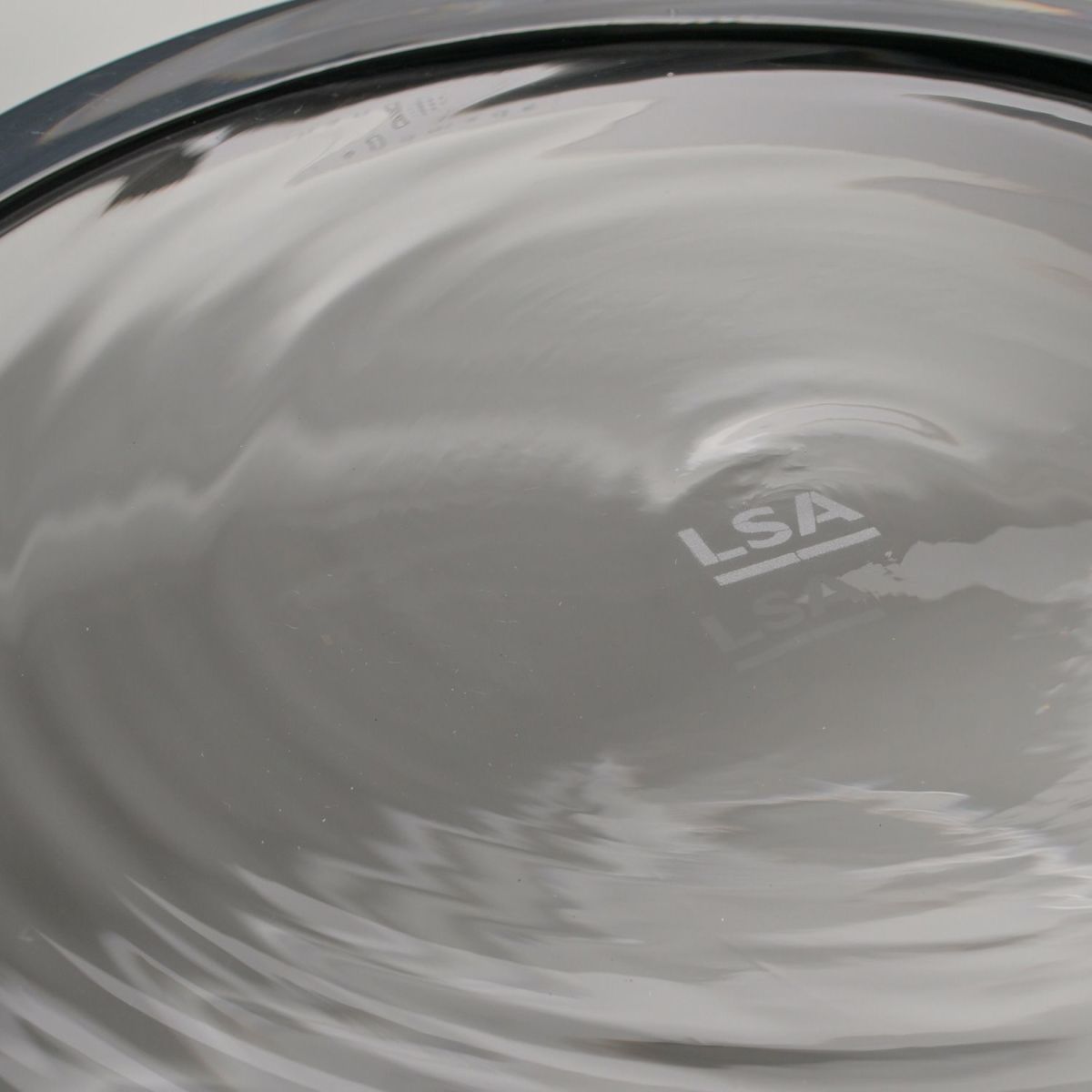 LSA International Sculpt スカルプト Vase フラワーベース サイズ：H23cm ハンドメイド クリア ガラス キャンドルホルダー 花器