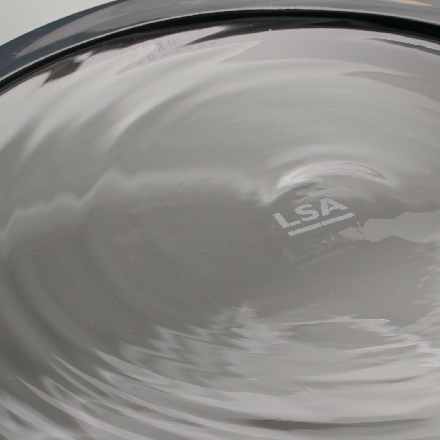 LSA International Sculpt スカルプト Vase フラワーベース サイズ：H23cm ハンドメイド クリア ガラス キャンドルホルダー 花器