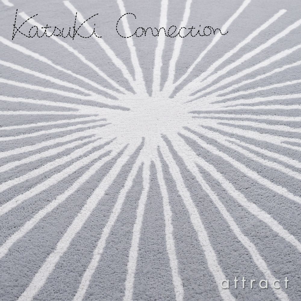 【アトラクト別注カラー】Katsuki Connection カツキ コネクション Rug ラグ INUUNIQ イニュニック コレクション HANA ハナ Sサイズ ウールラグ 非ミュージングウール デザイン：香月 裕子