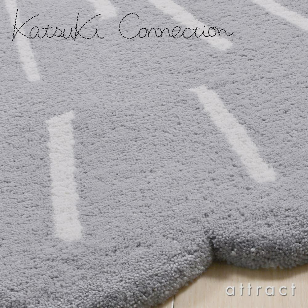 【アトラクト別注カラー】Katsuki Connection カツキ コネクション Rug ラグ INUUNIQ イニュニック コレクション HANA ハナ Sサイズ ウールラグ 非ミュージングウール デザイン：香月 裕子