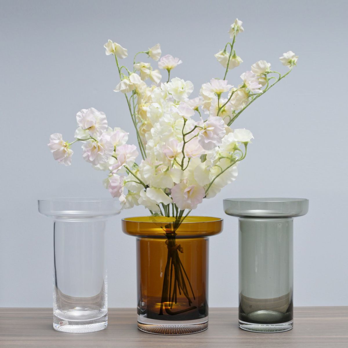 Kosta Boda コスタボダ Limelight ライムライト Rose Vase ローズベース フラワーベース サイズ：H23cm カラー：4色 ハンドメイド ガラス 花器