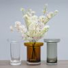Kosta Boda コスタボダ Limelight ライムライト Rose Vase ローズベース フラワーベース サイズ：H23cm カラー：4色 ハンドメイド ガラス 花器