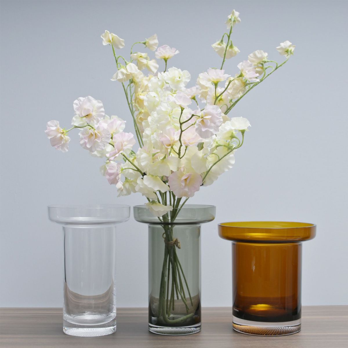 Kosta Boda コスタボダ Limelight ライムライト Tulip Vase チューリップベース フラワーベース サイズ：H19.5cm カラー：4色 ハンドメイド ガラス 花器