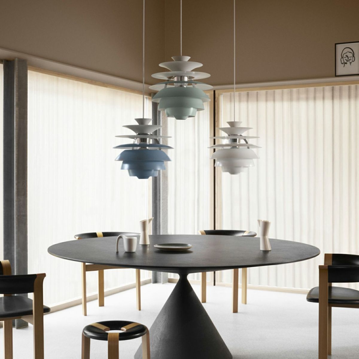 Louis Poulsen ルイスポールセン PH Snowball PH スノーボール ペンダントライト Φ400mm カラー：ダスティー・グリーン 真鍮メタライズド デザイン：ポール・ヘニングセン