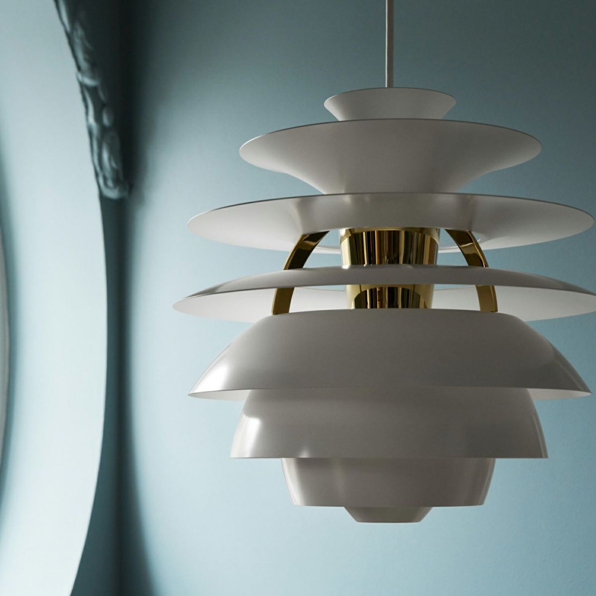 Louis Poulsen ルイスポールセン PH Snowball PH スノーボール ペンダントライト Φ400mm カラー：ダスティー・グリーン シルバー・クローム デザイン：ポール・ヘニングセン