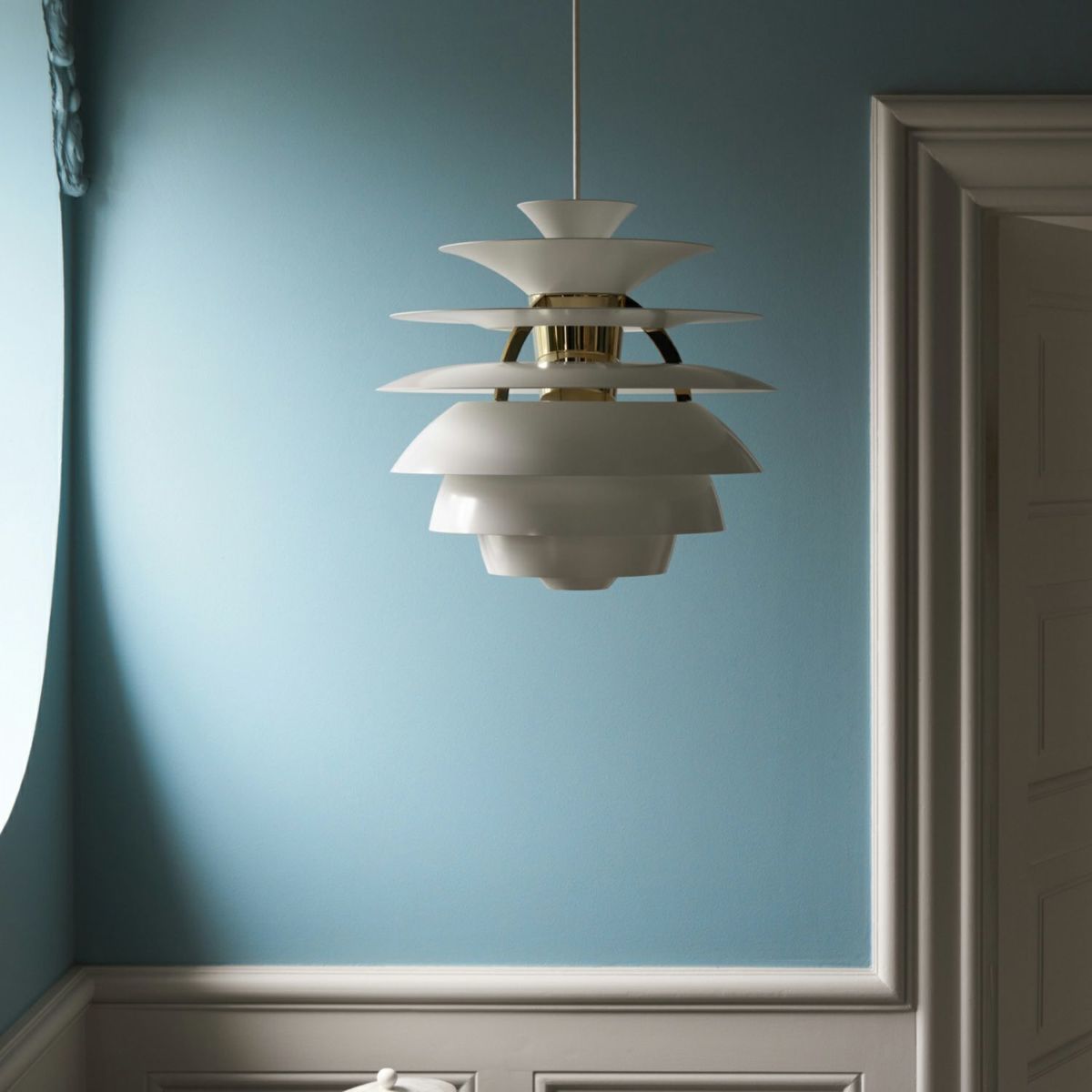 Louis Poulsen ルイスポールセン PH Snowball PH スノーボール ペンダントライト Φ400mm カラー：ダスティー・グリーン シルバー・クローム デザイン：ポール・ヘニングセン